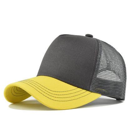 Sunhat Outdoors Trucker Hat Cotton Mesh Breathablebaseball Cap Women Men Summer Sunshade Meshcap