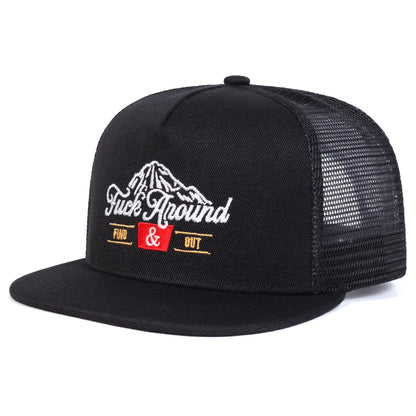 Unisex Anound Letter Embroidery Hip-Hop Net Hats Spring Summer Outdoor Adjustable Casual Baseball