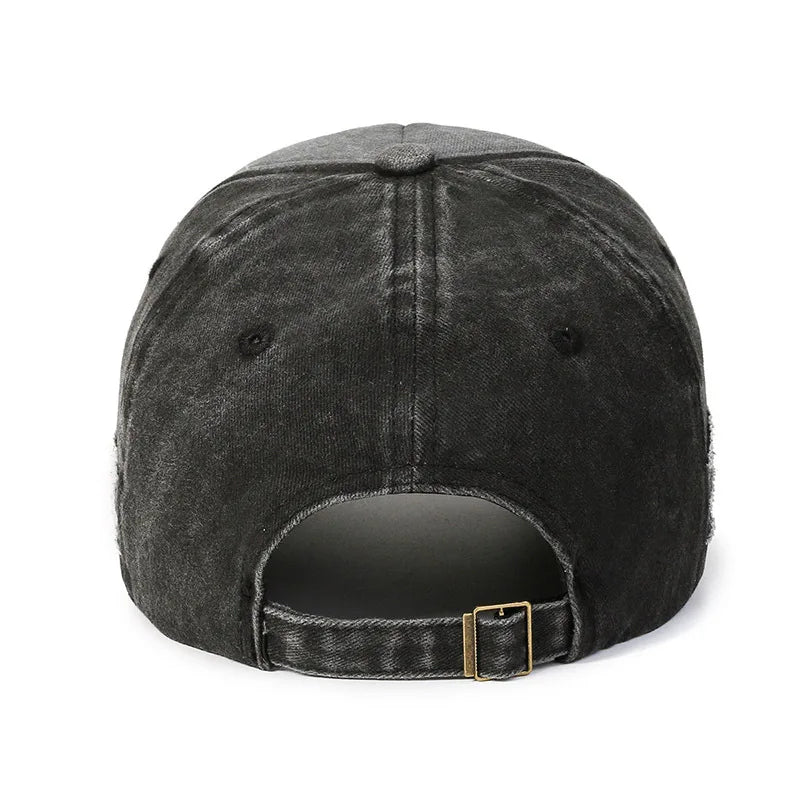 56-60cm Adjustable Retro Old Caps Men Embroidered Letter Baseball 1969 Edged Sports Outdoor Women S