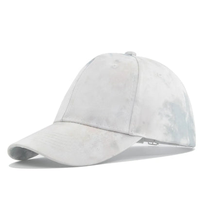 Unisex Spring Summer Dyed Baseball Cap Korean Version Trendy Hat Men Women Outdoor Sun Protection