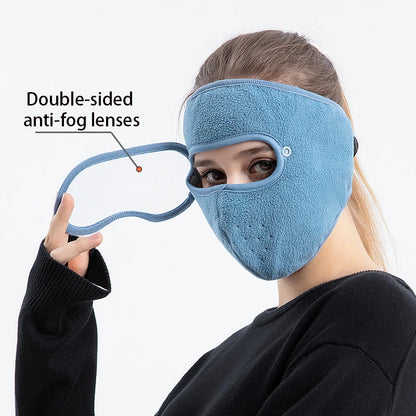 Winter Windproof Face Warm Cycling Masque Men Women Ski Masked Hathd Goggles Antifog Breathable