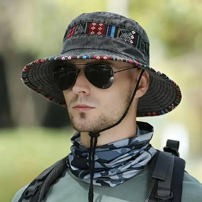 For Men And Women, UV Protection Outdoor Mountaineering Bucket Hat Fishing Hat