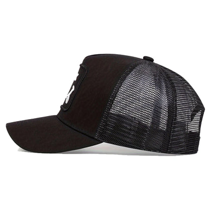 Unisex Xx Tongue Sticking Embroidery Baseball Net Caps Spring Summer Outdoor Adjustable Casual Hats