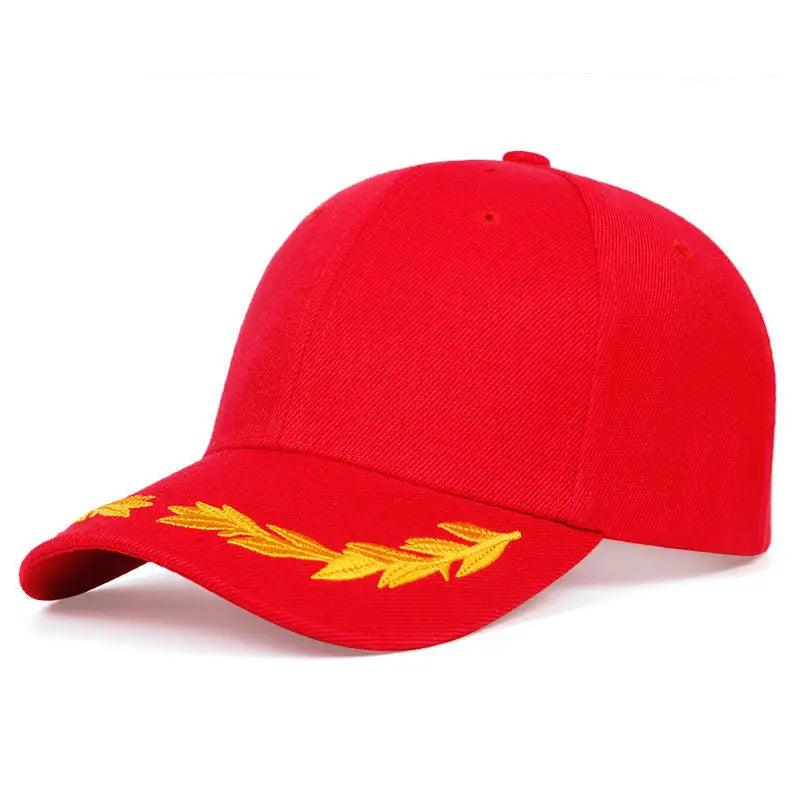 Hip Hop Hat Sports Leisure Tide Caps Wheat Ears Baseball Cap Adjustable Cotton Sun Unisex Solid