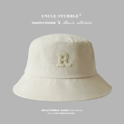 Men Big Head Bucket Hats for Women Large Size Bob Four Seasons Cotton Fisherman Hat Letter Outdoors  Sun Hat  XL Wholesale