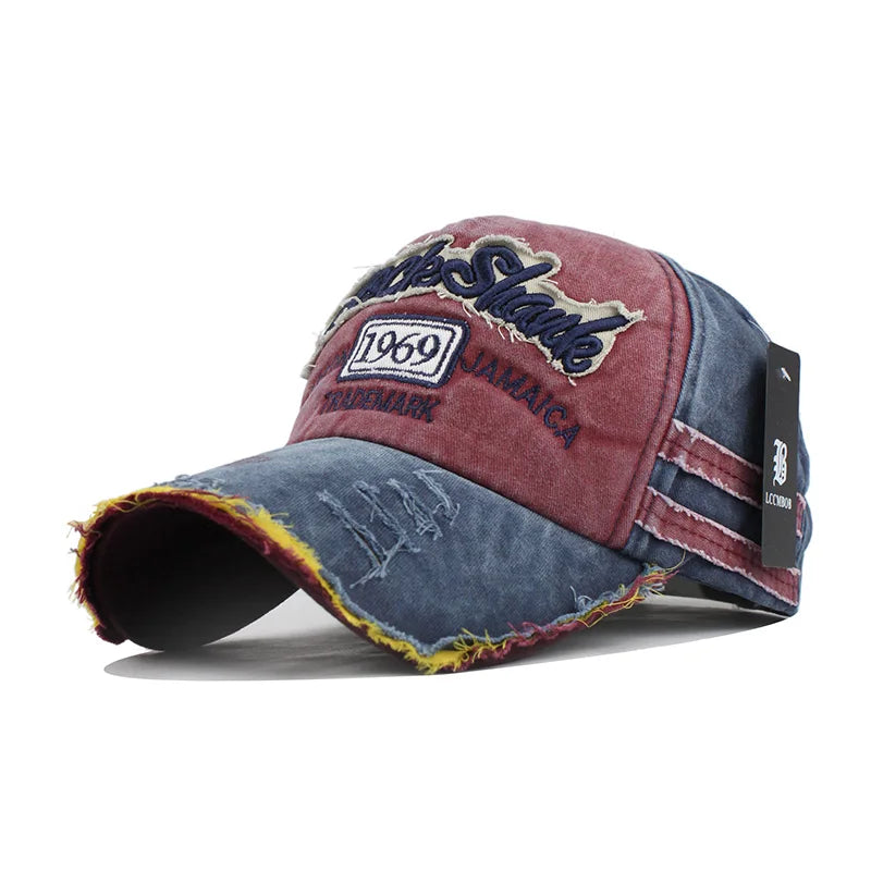 News Outdoor Sports Cotton Baseball Cap Retro Embroidery Men S Hip Hop Rebound Caps Snapback Hats