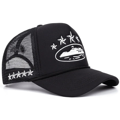 Unisex Print Baseball Hats Hip Hop Breathable Personal Sunshade Mesh Versatile Street Snapback