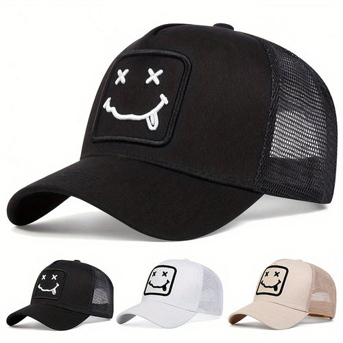 Unisex Xx Tongue Sticking Embroidery Baseball Net Caps Spring Summer Outdoor Adjustable Casual Hats