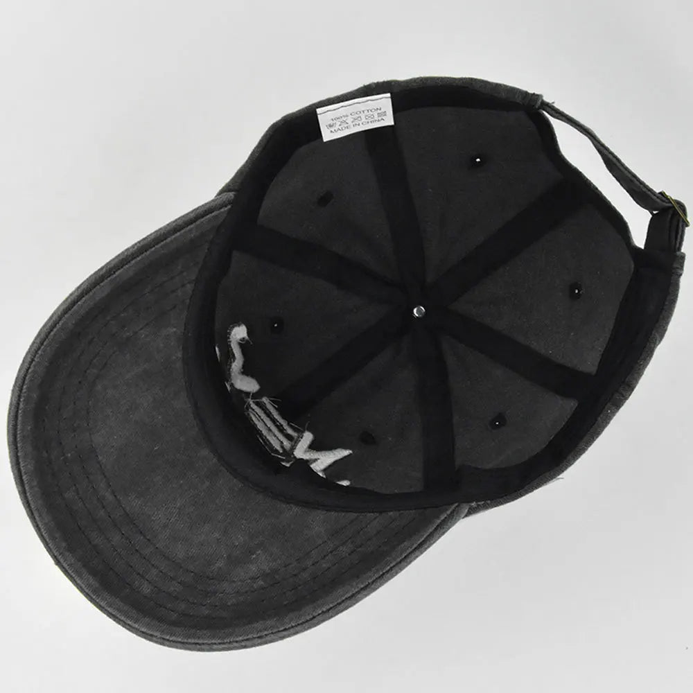 York Baseball Caps Washed Cotton Hat Men Women Gorras Snapback Sun Protection Casquette Dad Outdoors