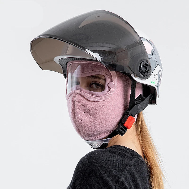 Winter Windproof Face Warm Cycling Masque Men Women Ski Masked Hathd Goggles Antifog Breathable