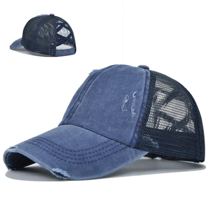 Retro Solid Baseball Caps Spring Summer Men Women Cotton Breathable Adjustable Casual Hat Hip Hop