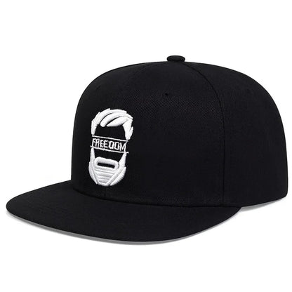 Unisex Uncle Beard Embroidery Hip-Hop Hats Spring Autumn Adjustable Casual Snapback Baseball Caps
