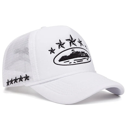 Unisex Print Baseball Hats Hip Hop Breathable Personal Sunshade Mesh Versatile Street Snapback