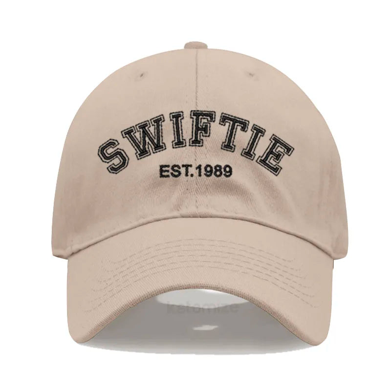 Swiftie 1989 Embroidery Baseball Cap Men Women Unisex Washed Cotton Dad Hat Sun Gift Fans Outdoor