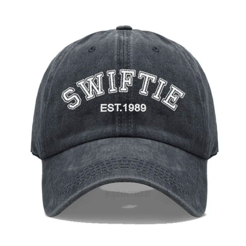 Swiftie 1989 Embroidery Baseball Cap Men Women Unisex Washed Cotton Dad Hat Sun Gift Fans Outdoor
