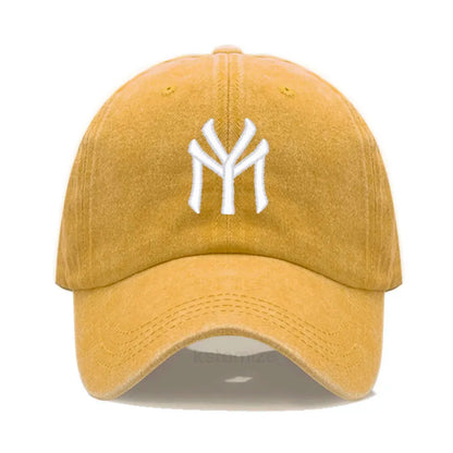 Letter My Embroidery Baseball Cap Women Men Adjustable Soft Washed Cotton Sports Dad Hat Spring