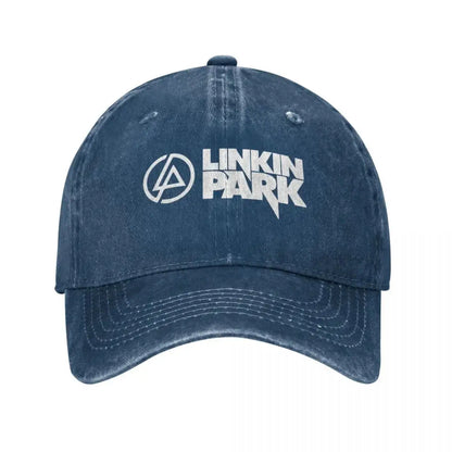 Linkins Meteora Minutes Midnight Men Women Baseball Caps Parks Hunting Distressed Washed Hat Vintage