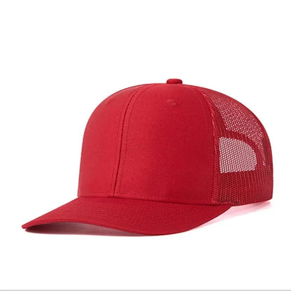 Summer Mesh Baseball Cap Men Women Slight Curved Snapback Trucker Hat Unisex Casual Outdoor