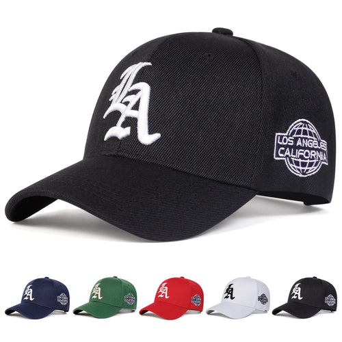Unisex Personality Letter Embroidery Baseball Caps Spring Autumn Outdoor Adjustable Casual Hat Hip