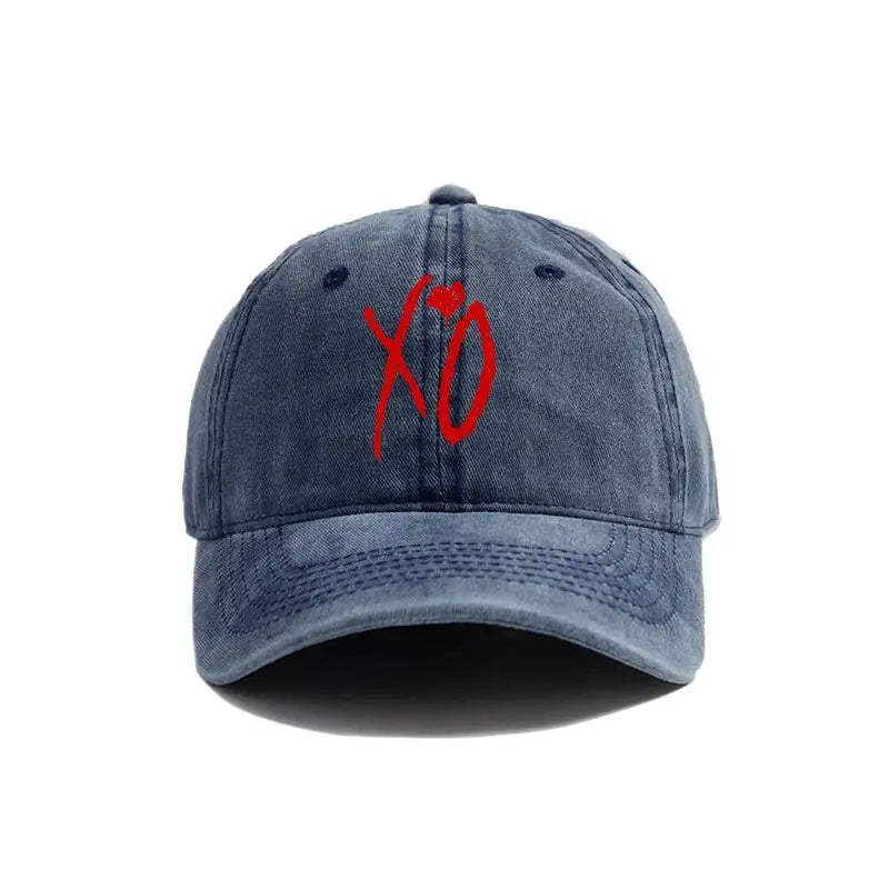 Xo Weeknd Baseball Cap Distressed Hats Men Retro Outdoor Summer Adjustable Dad Hat