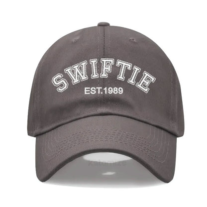 Swiftie 1989 Embroidery Baseball Cap Men Women Unisex Washed Cotton Dad Hat Sun Gift Fans Outdoor