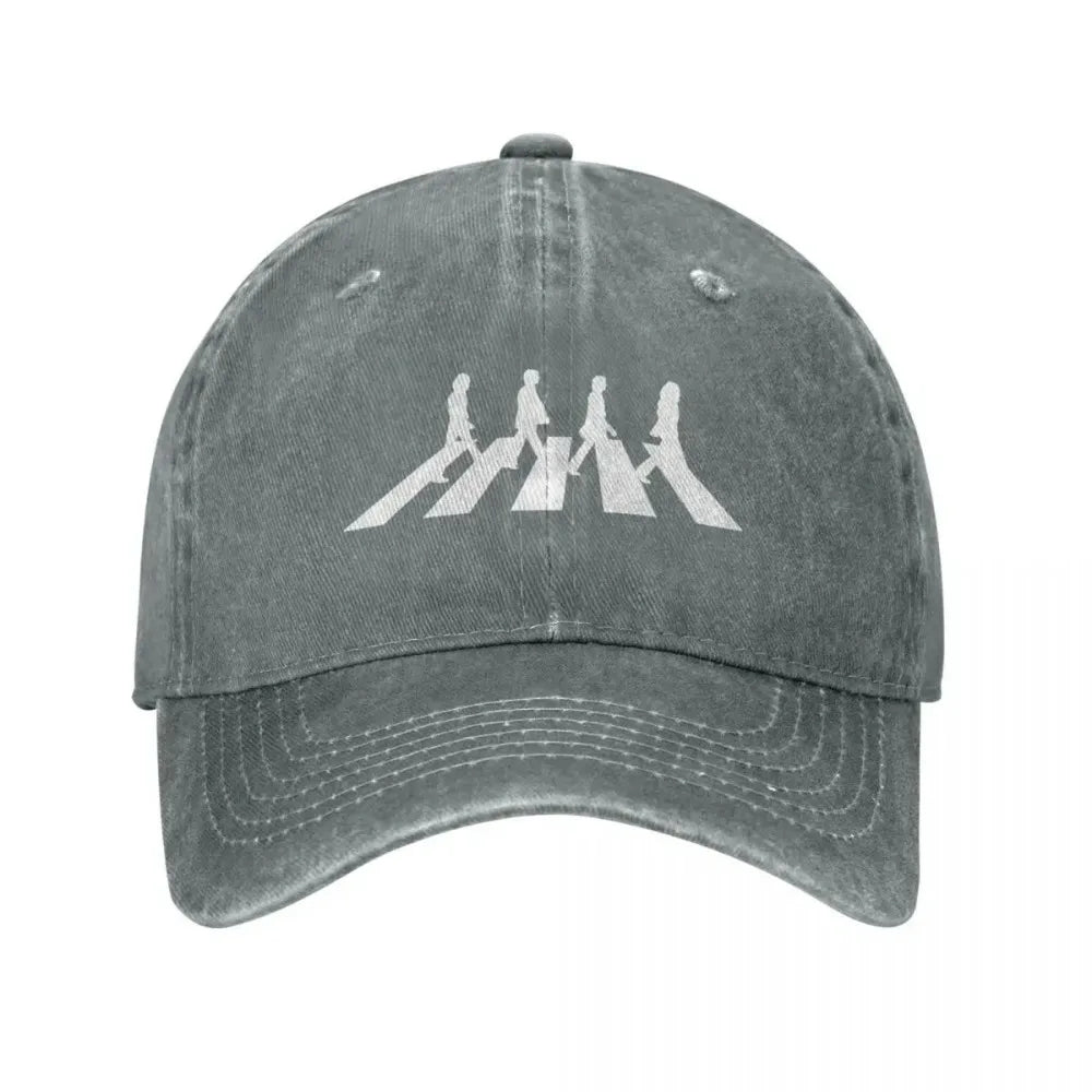 Minimalistic Abbey Road B-Beatles Baseball Cap Accessories Men Women Headwear Trucker Hats