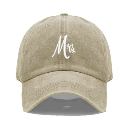 Matching Mr Mrs Baseball Cap Men S Women Cotton Embroidery Sport Golf Caps Bridal Gift Newlywed