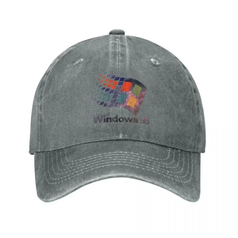 Summer Windows 95 Galaxy Baseball Cap Vintage Distressed Washed Sun Men Women Outdoor All Seasons