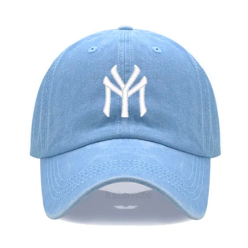 Letter My Embroidery Baseball Cap Women Men Adjustable Soft Washed Cotton Sports Dad Hat Spring
