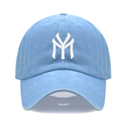 Letter My Embroidery Baseball Cap Women Men Adjustable Soft Washed Cotton Sports Dad Hat Spring