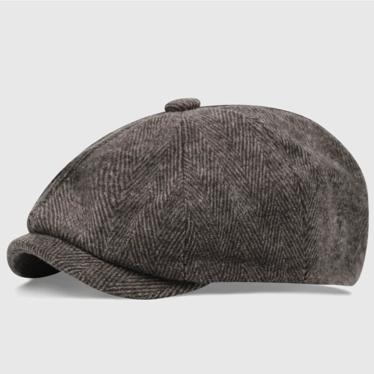 Suede Winter Retro Newsboy Caps Men Gentry Outdoor Octagonal Hat Painters Hats Adjustable Gatsby