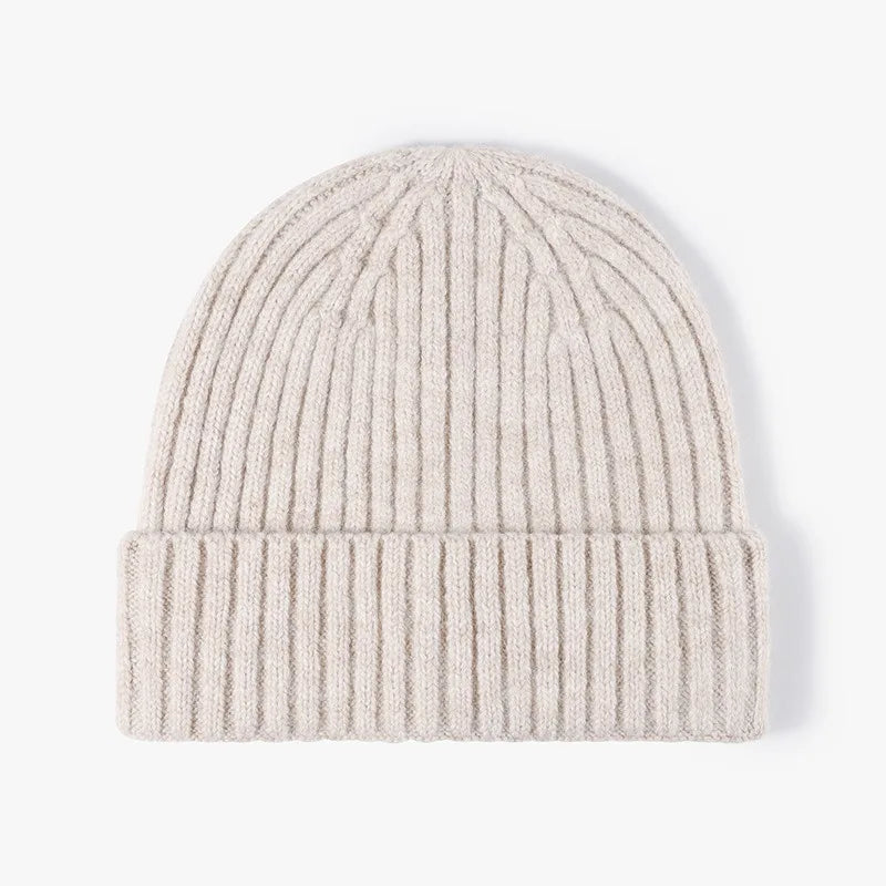 Cool Women Man Autumn Winter Thick Wool Beanie Hat Outdoor Earflaps Warm Knitted Cap Men - Thick