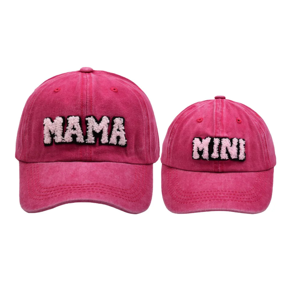 Cool Mama Mini Women Children Kids Cap Sets Spring Summer Outdoor Lady Female Boy Girls Baseball