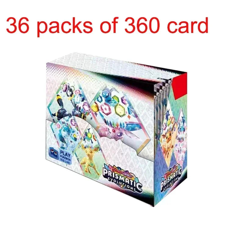360 Pokémon TCG English Cards – Destined Rivals, Prismatic Evolutions, Scarlet & Violet 151 & Paldean Fates Booster Set