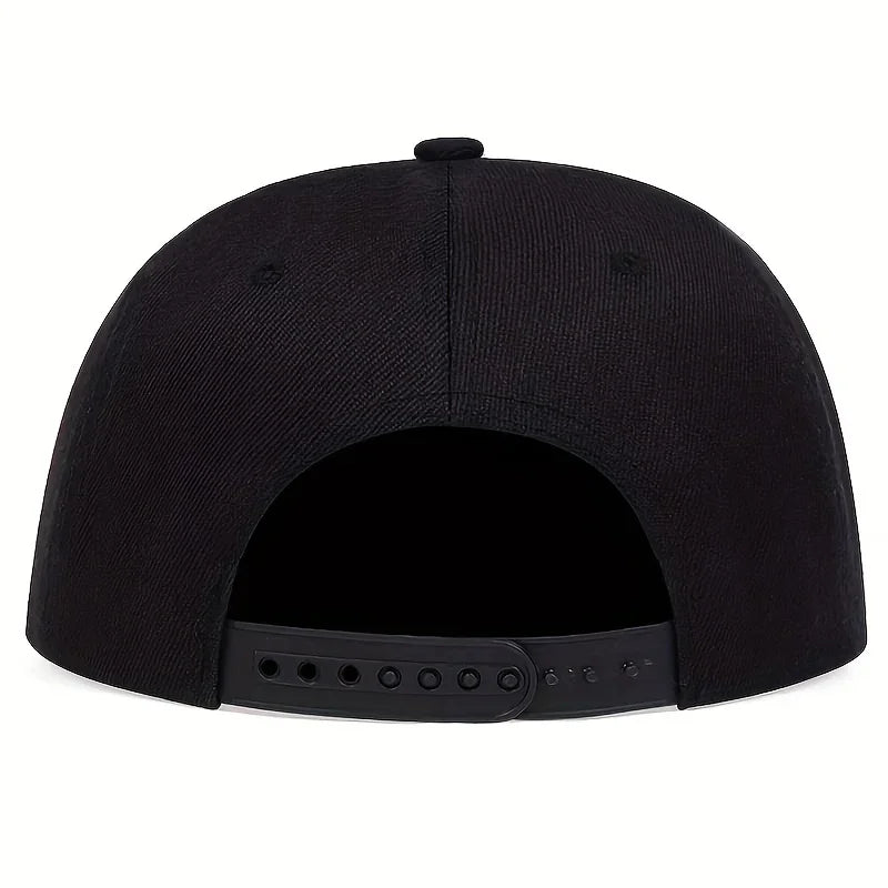 Unisex Flame Embroidery Hip-Hop Hats Spring Autumn Adjustable Casual Snapback Baseball Caps Outdoor