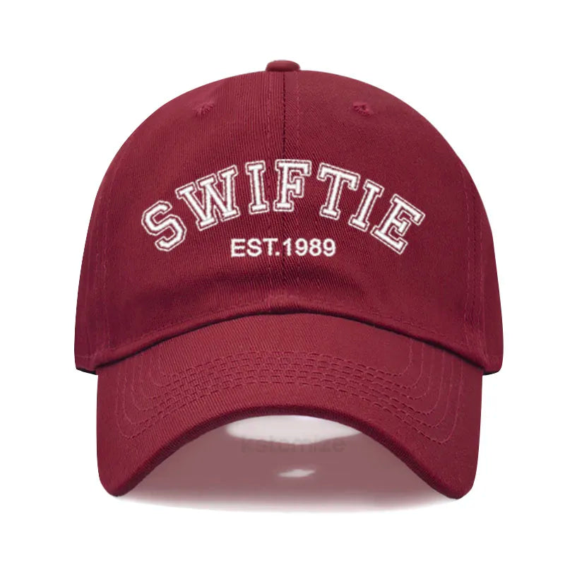 Swiftie 1989 Embroidery Baseball Cap Men Women Unisex Washed Cotton Dad Hat Sun Gift Fans Outdoor
