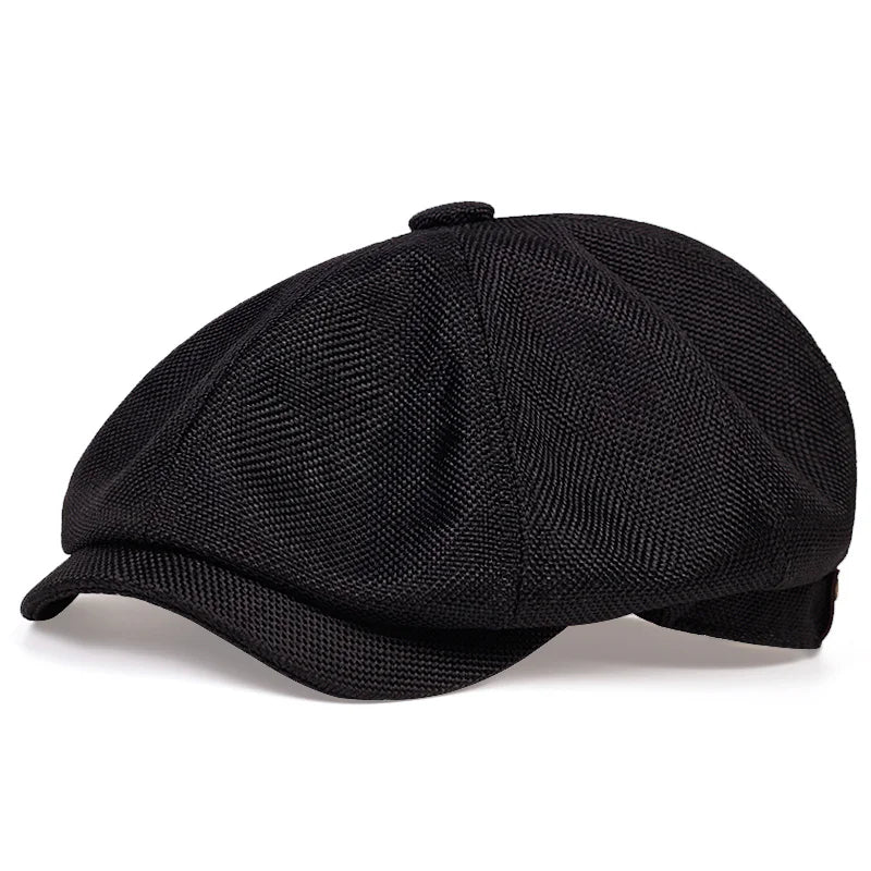 Men Casual Newsboy Hat Spring Autumn Retro Beret Hats Wild Unisex Octagonal Cap Street Caps Gorras