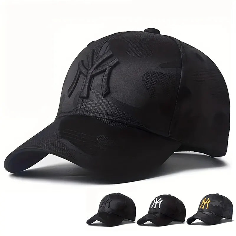Letter Embroidery Camouflage Baseball Hats Spring Autumn Outdoor Adjustable Casual Sunscreen Hat