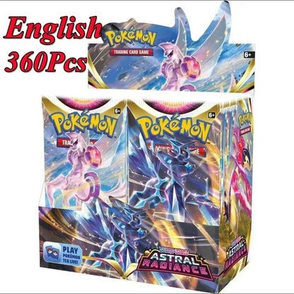 360 Pokémon TCG English Cards Set – Destined Rivals, Prismatic Evolutions, Stellar Crown, 151 & Ultra Prism Booster Trading Cards Gift