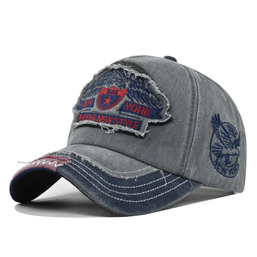 Unisex New Summer Travel Peaked Cap Men's Embroidery Hip-Hop Hat Sun Visor Adjustable Trucker Breathable Mesh Cap Snapback Hat