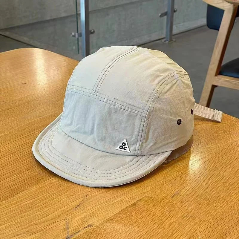 5 Panel Short Brim Quick-drying Golf Baseball Caps Men's Soft Lightweight Sports Running Cap Unisex Outdoor  UPF50+ Peaked Cap