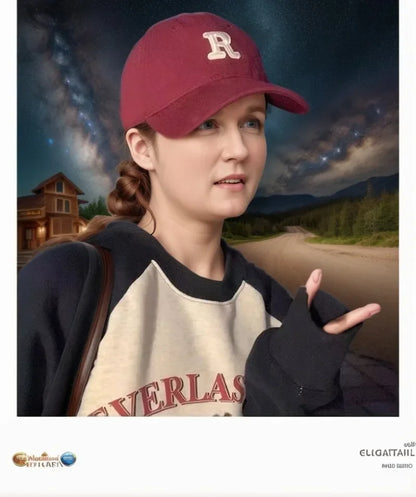 Large Head Circumference Baseball Cap Men S Women Dome Hat Soft Top 60 65cm Sun Protection Letter R