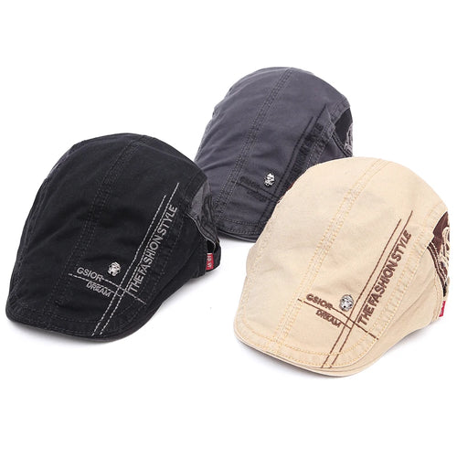 Aumnr Autdoor Sports Cotton Berets Caps Men Women Casual Peaked Letter Embroidery Hats Casquette Cap