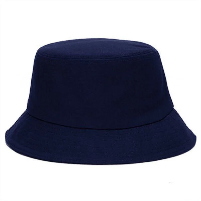 Spring Summer Women Men Bucket Hats Solid Panama Sunscreen Fisherman Cap Outdoor Beach Sun Hat