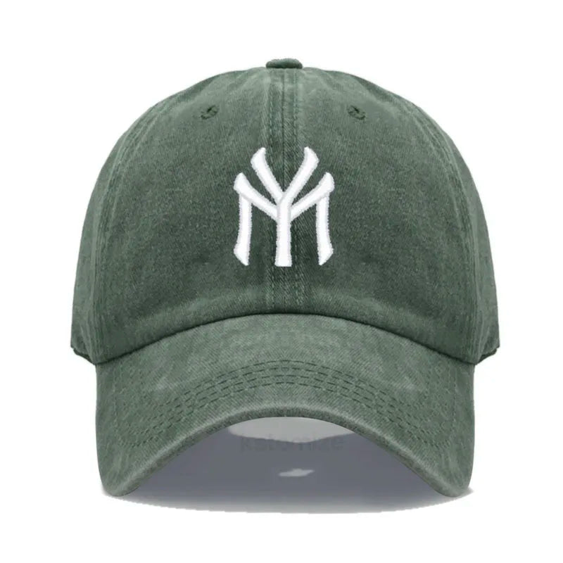 Letter My Embroidery Baseball Cap Women Men Adjustable Soft Washed Cotton Sports Dad Hat Spring