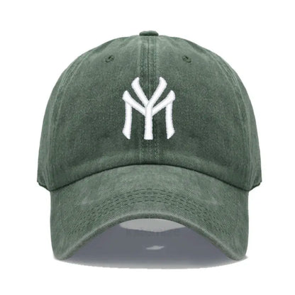 Letter My Embroidery Baseball Cap Women Men Adjustable Soft Washed Cotton Sports Dad Hat Spring