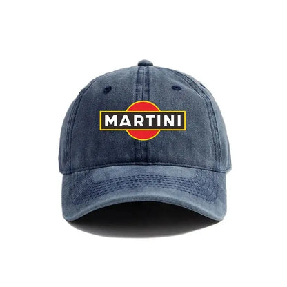 Martini Racing Baseball Caps Distressed Hats Cap Men Women Retro Outdoor Summer Adjustable Dad
