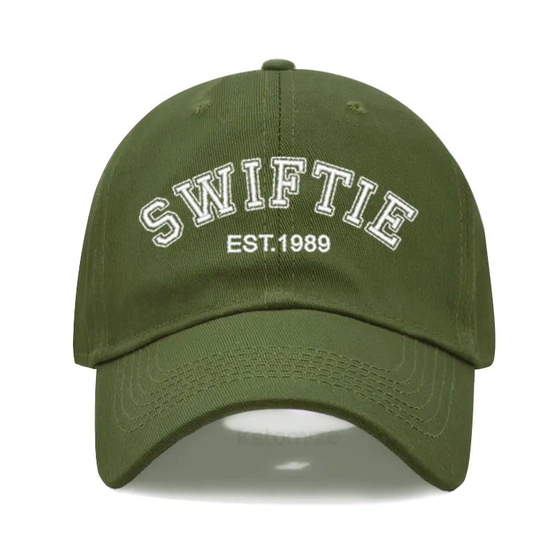 Swiftie 1989 Embroidery Baseball Cap Men Women Unisex Washed Cotton Dad Hat Sun Gift Fans Outdoor