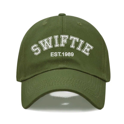 Swiftie 1989 Embroidery Baseball Cap Men Women Unisex Washed Cotton Dad Hat Sun Gift Fans Outdoor
