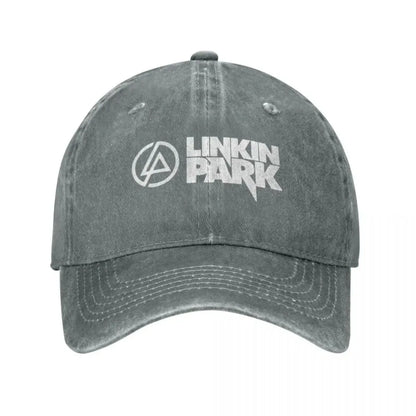 Linkins Meteora Minutes Midnight Men Women Baseball Caps Parks Hunting Distressed Washed Hat Vintage